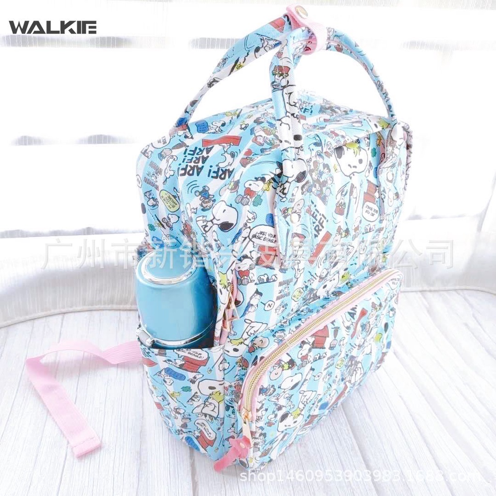 SANRIO Ba Lô Đi Học Cỡ Lớn In Họa Tiết Hoạt Hình Cinnamoroll Hello Kitty Dễ Thương Thời Trang Cho Học Sinh
