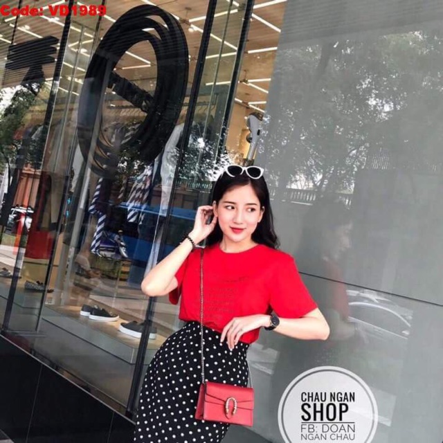 💸💸💸Gía 200k 🍀Set áo thun in chữ chân váy bi bèo Mới về!!! ️🍀 ch thun cotton tixi, quần váy cham bi 42kg đến 55kg vừ