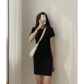 Váy thun ôm body chất bozip co dãn mềm không bai