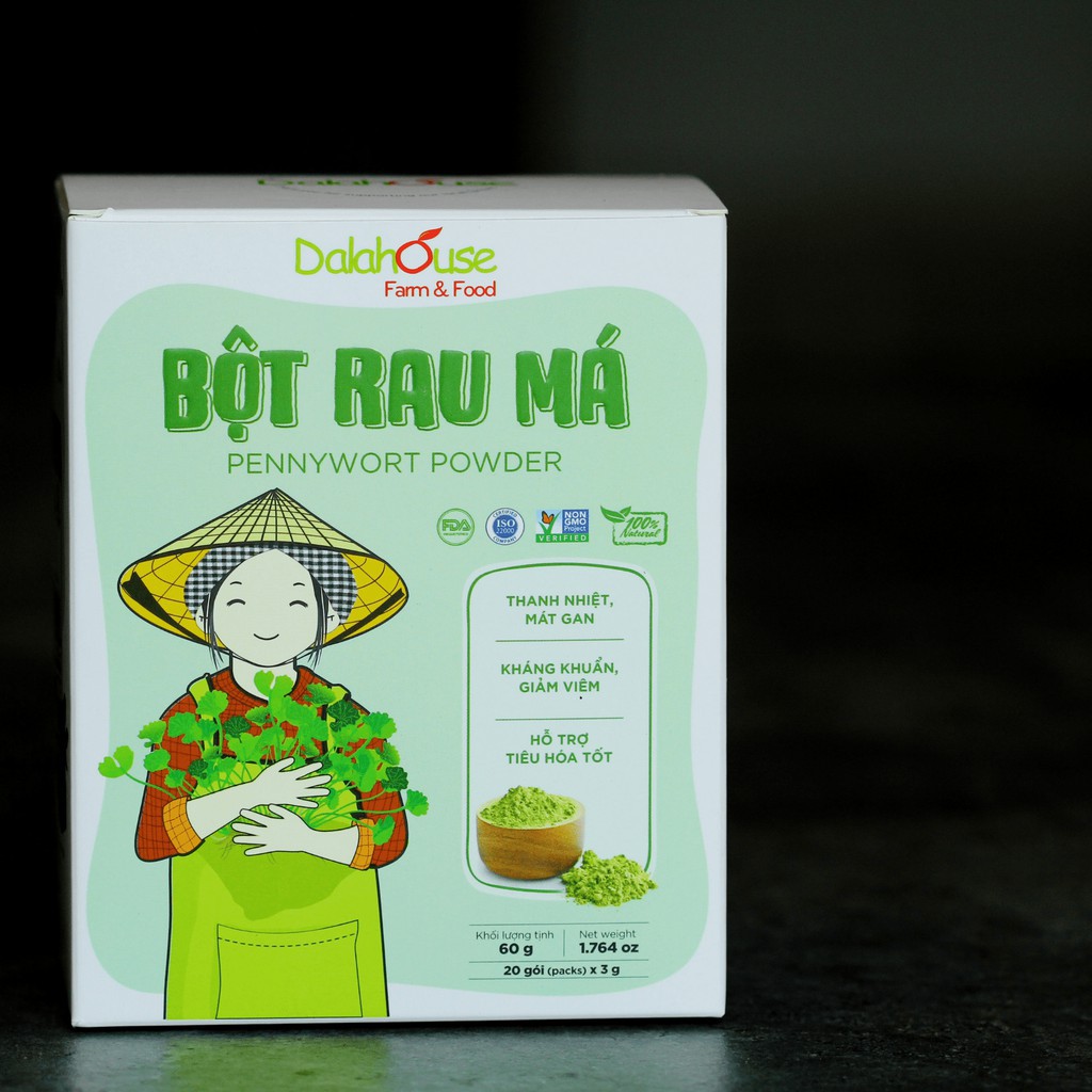 [ Giá siêu rẻ ] BỘT RAU MÁ NGUYÊN CHẤT - HỘP 60gr