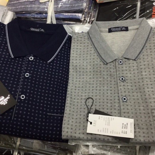 (Ảnh thật) Áo Thun Cotton dài tay Nam Trung Niên nhiều mẫu hàng quảng châu | BigBuy360 - bigbuy360.vn