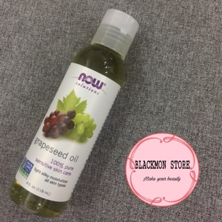 (Bill USA) Tinh dầu hạt nho Grapeseed oil 118ml Now