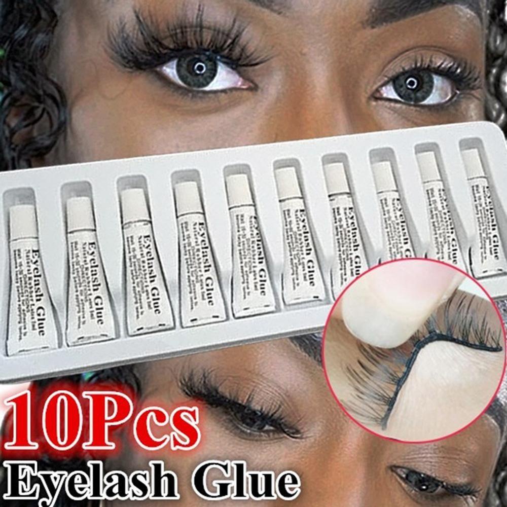 ESPO Bộ 10 Keo Dán Lông Mi Giả Lâu Trôi Trang Điểm Chuyên Nghiệp