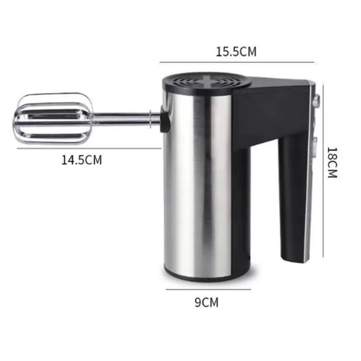 [ BH - 12 Tháng] Máy Trộn Bột Đa Năng Haeger 450W Đánh Trứng, Đánh Kem, Nhào Bột, Đánh Bọt Cafe