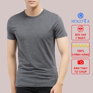 Áo thun nam cổ tròn chất cotton, áo thun nam form rộng hocota