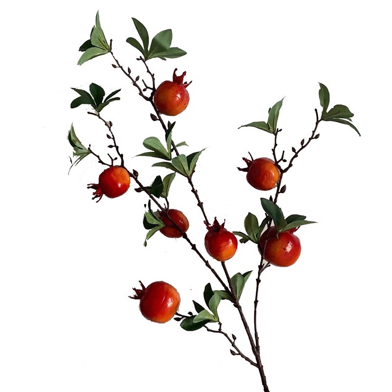 Cành lựu decor trang trí nhà cửa siêu đẹp