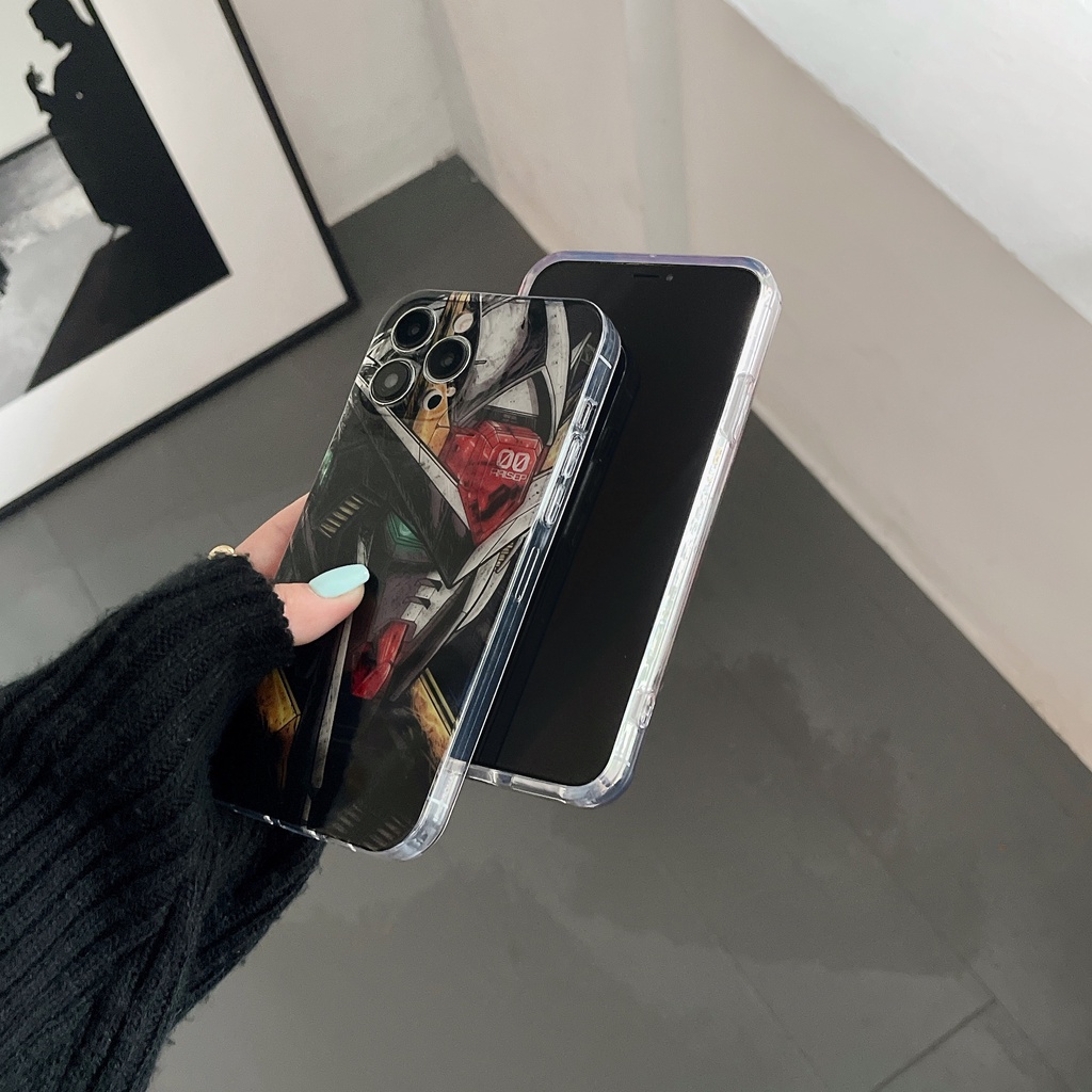 Ốp Điện Thoại Nhựa pvc Cứng In Hình Gundam Hoạt Hình iPhone11 11promax iPhone12 12pro 12promax iPhone13 13pro 13promax iPhone14 14plus 14pro 14promax