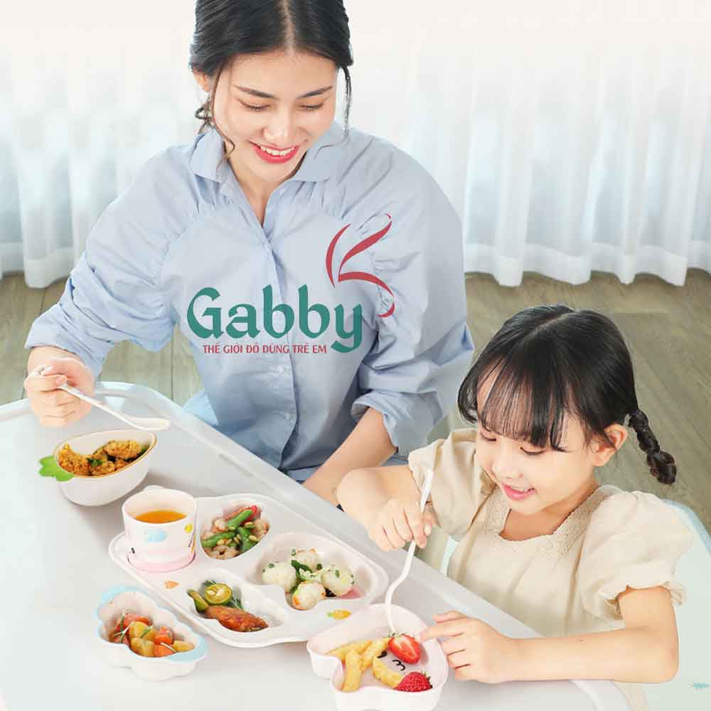 BỘ ĂN MELAMIN SHALL 7 MÓN (BÁT/KHAY/MUỖNG/NĨA/LY)