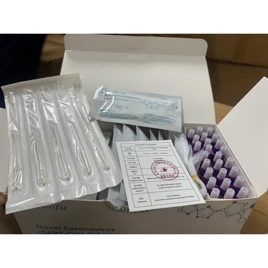 Bộ kit test nhanh covid19 Antigen Rapid Test Kit có độ chính xác cực cao