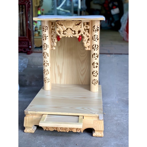 Bàn thờ Thần Tài ông Địa ngang 48cm cao 78cm