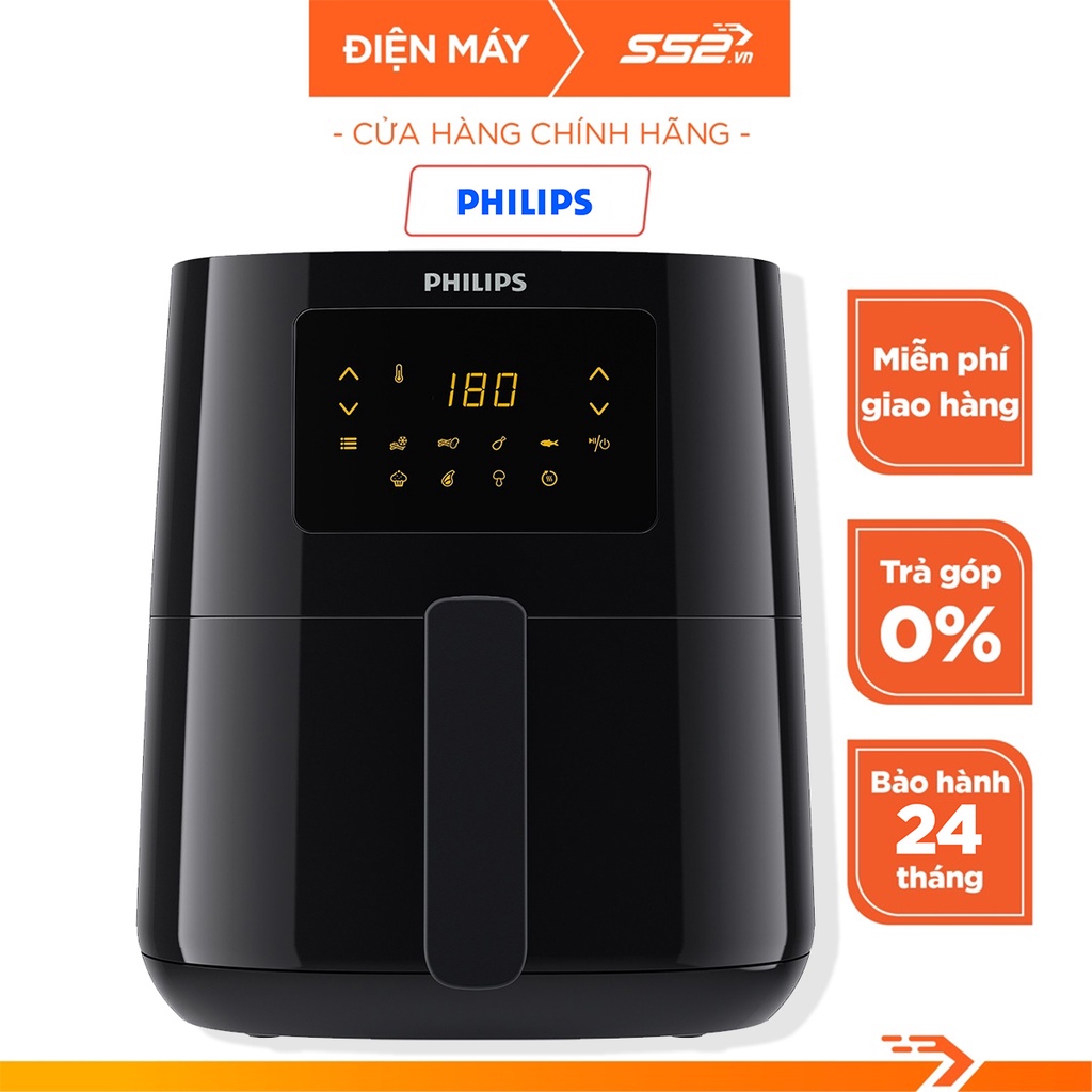 [Mã ELHADEV giảm 4% đơn 300K] Nồi Chiên Không Dầu Philips HD9252 2.4 Lít – Bảo Hành Chính Hãng