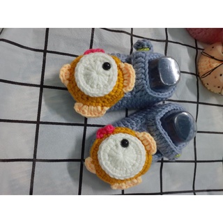 Giày len hình cá cho bé ,handmade
