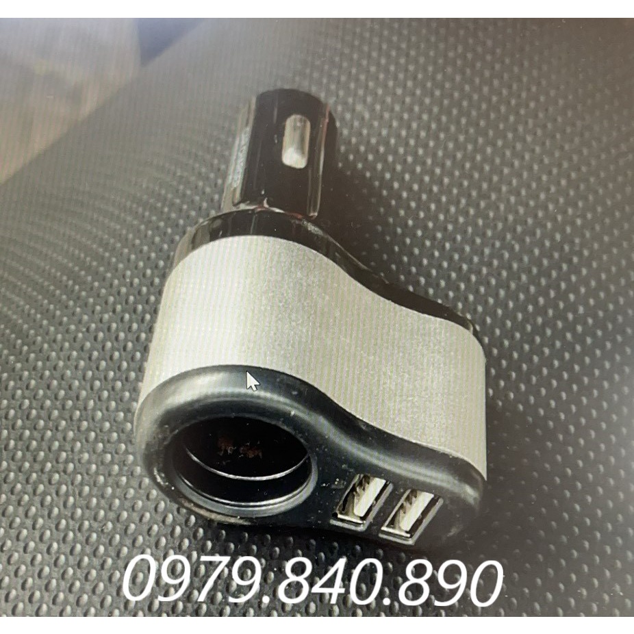 Búa thoát hiểm ô tô 3 trong 1 : Búa + Tẩu 12v + 2 cổng sạc USB trên ô tô