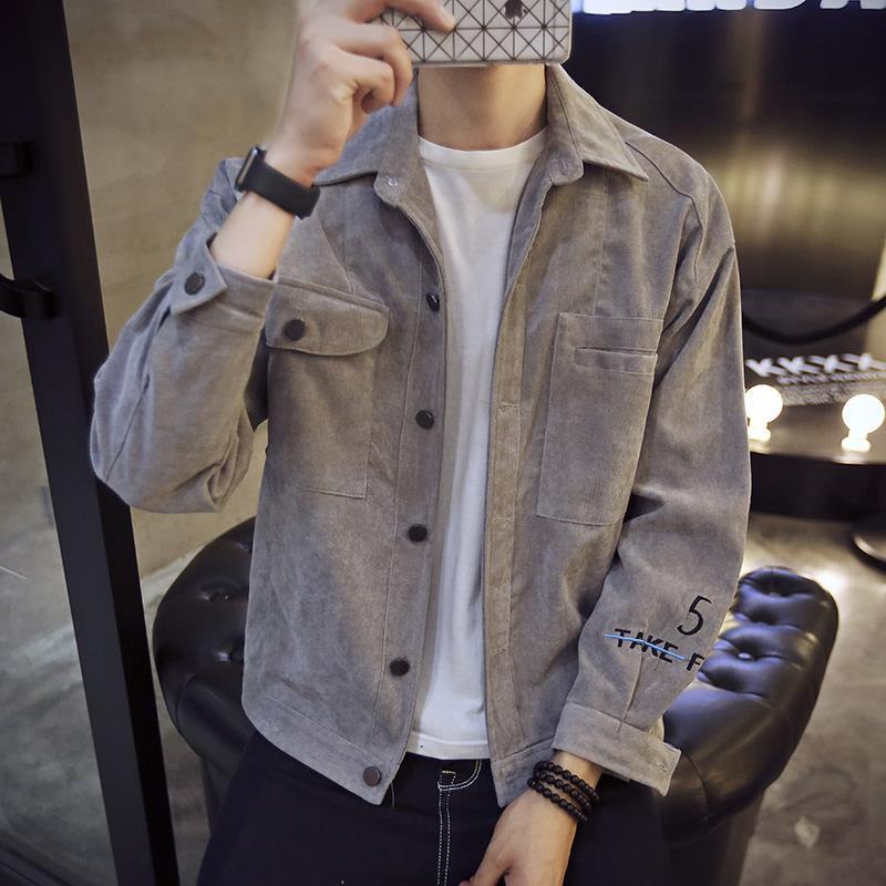 【vải mỏng / mùa hè】Áo Khoác denim Thời Trang Hàn Quốc Xu Hướng Mới 2018 Cho Nam Sinh