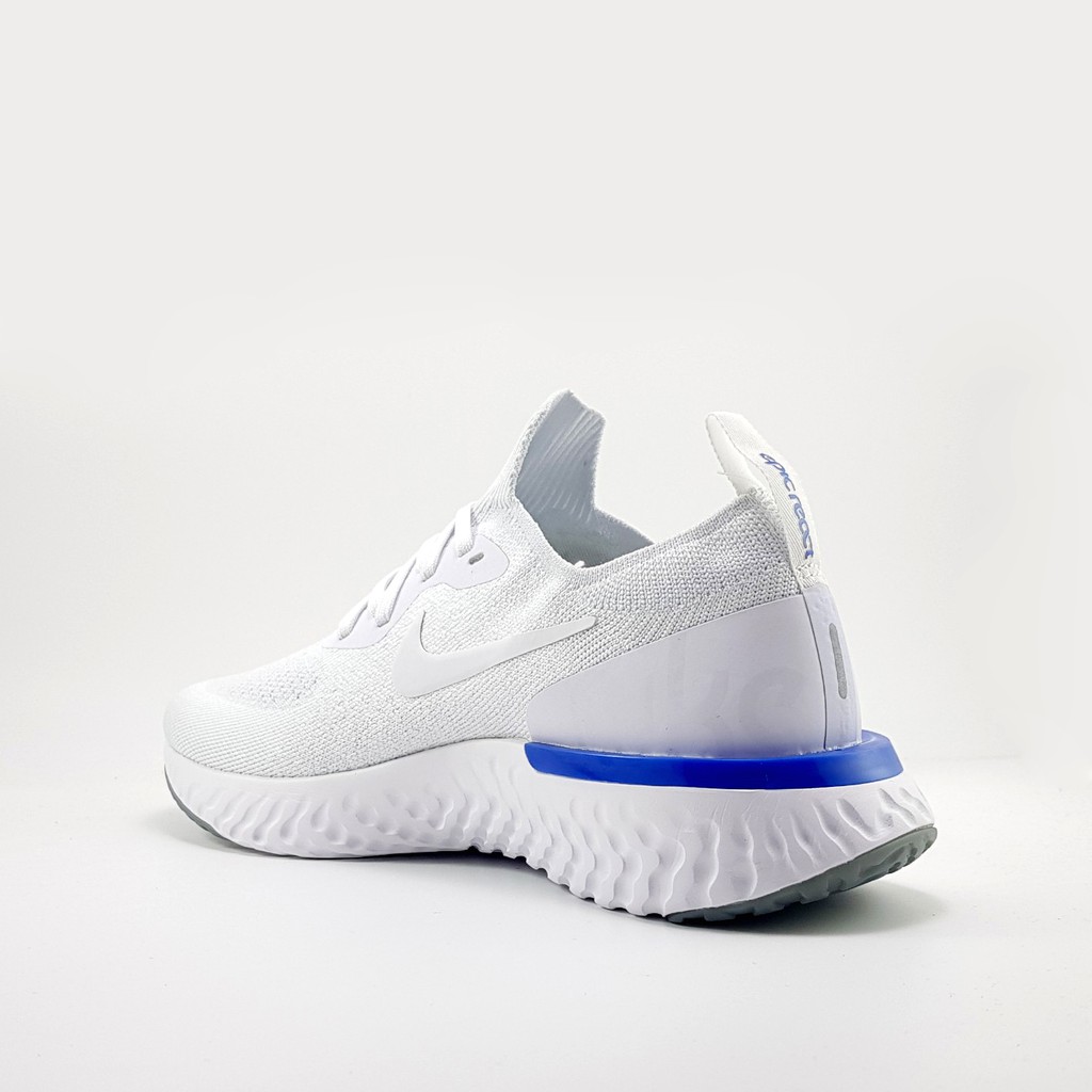 [full box] Giày Sneaker Epic React Flyknit Light White/Blue