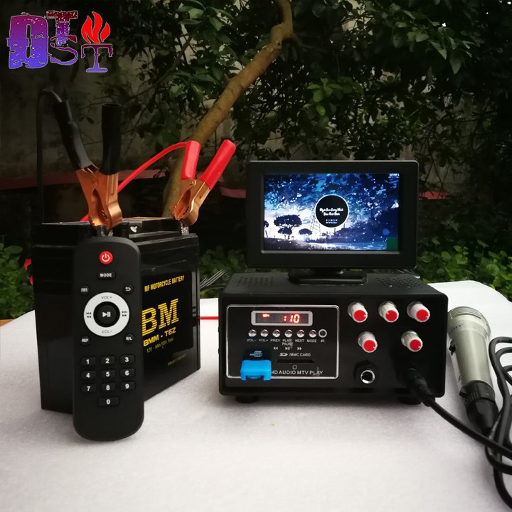 Bộ hát  xử lý tín hiệu đầu vào xuất âm thanh, video karaoke Màn hình 4.3inch