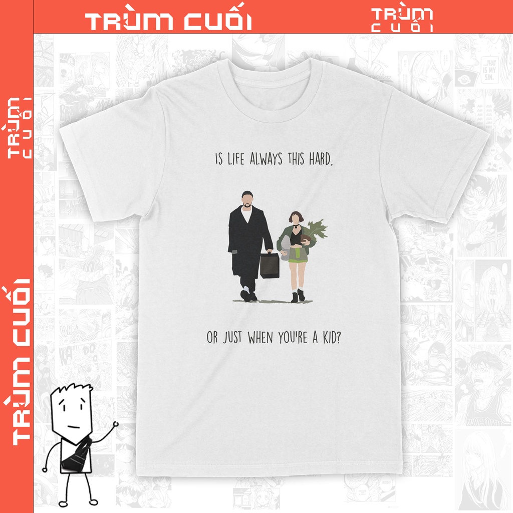 Áo thun Léon: The Professional Trùm Cuối Cine, Cotton 100% 2 màu nam nữ 0088