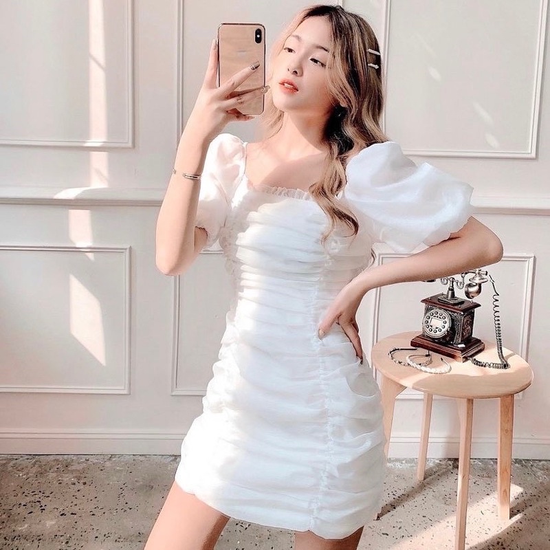 Đầm Ariana dress tingoan trắng