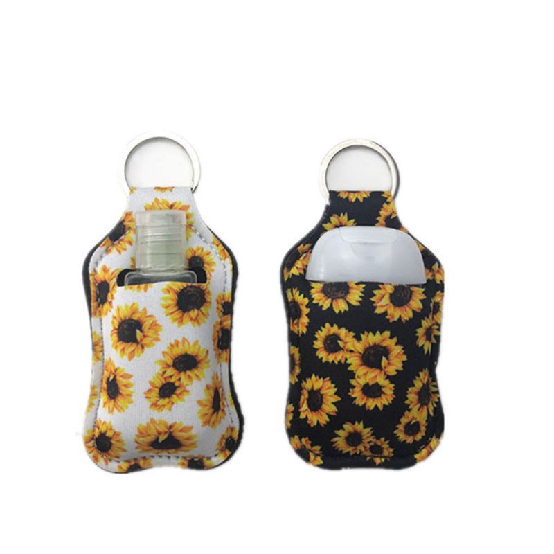 Vỏ Bọc Chai Nước Rửa Tay / Son Môi 30ml Có Móc Khóa Tiện Dụng Mang Theo Du Lịch