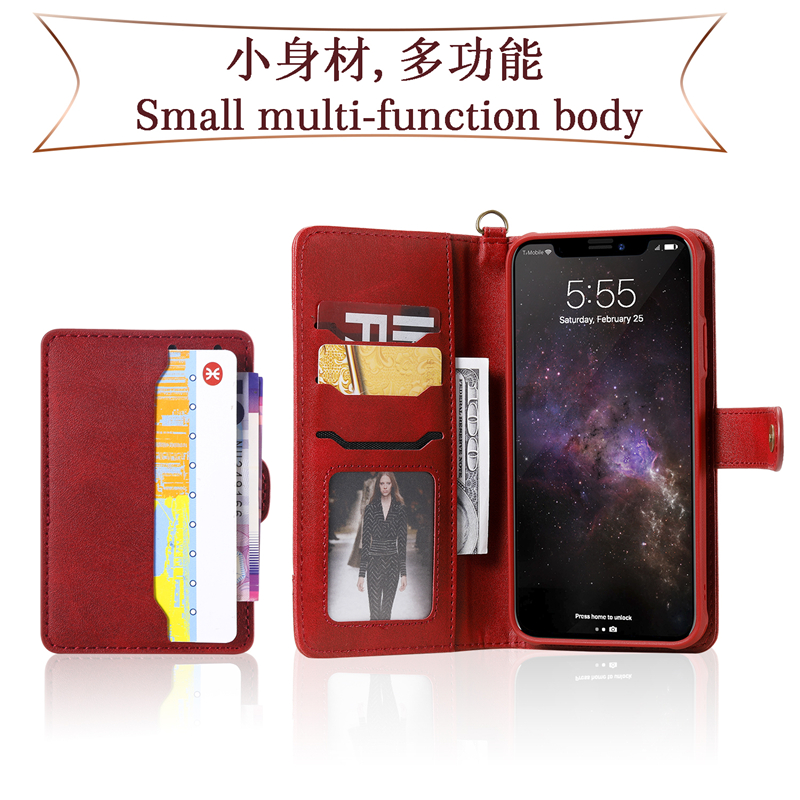Bao da điện thoại nắp lật từ tính có ngăn thẻ cao cấp thích hợp cho iPhone 14 Plus 11 Pro Xs Max Xr 8 7 6 6s Plus SE 2020