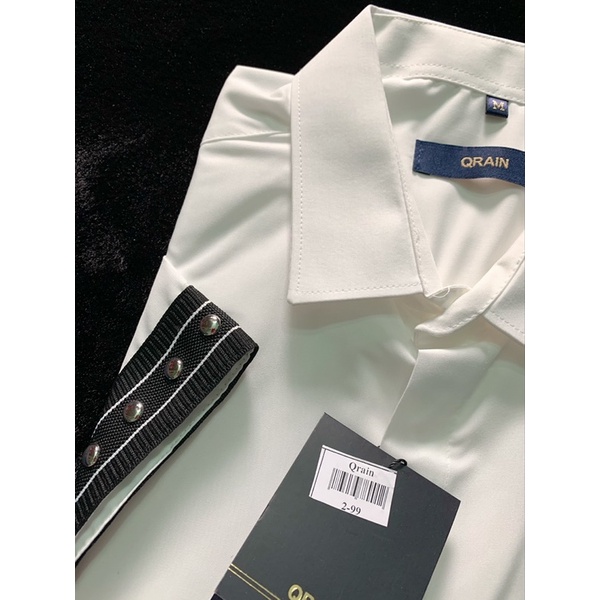 [Được xem hàng]💥Áo sơ mi nam cộc tay VL màu trắng, chất lụa thái không nhăn | BigBuy360 - bigbuy360.vn