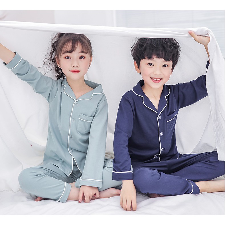 đồ bộ pijama bé gái bé trai mặc ngủ mặc nhà vải kate lụa xinh xắn thiết kế đáng yêu và cá tính 0193