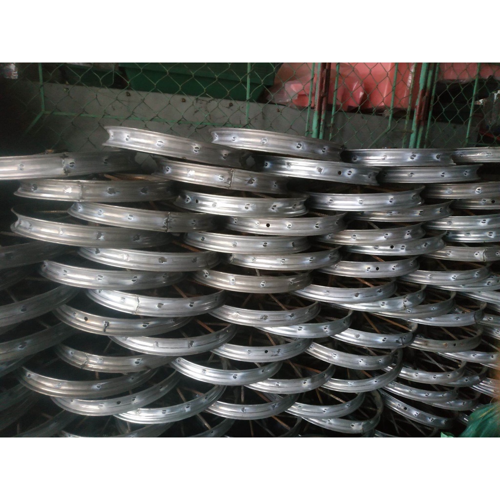 Vành xe cải tiến 14 nan  Bánh xe cao su  Vành xe kéo