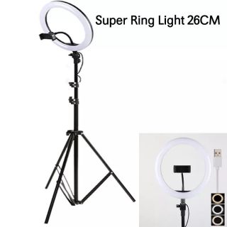ĐÈN LIVESTREAM THIÊN THẦN 26CM HỖ TRỢ ÁNH SANG KÈM CHÂN CAO 2M VÀ KẸP ĐT..