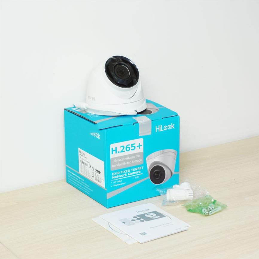 Camera IP Dome hồng ngoại 2.0 Megapixel HILOOK IPC-T221H - Hàng chính hãng