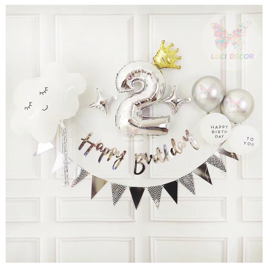 set sinh nhật tone hàn quốc mới