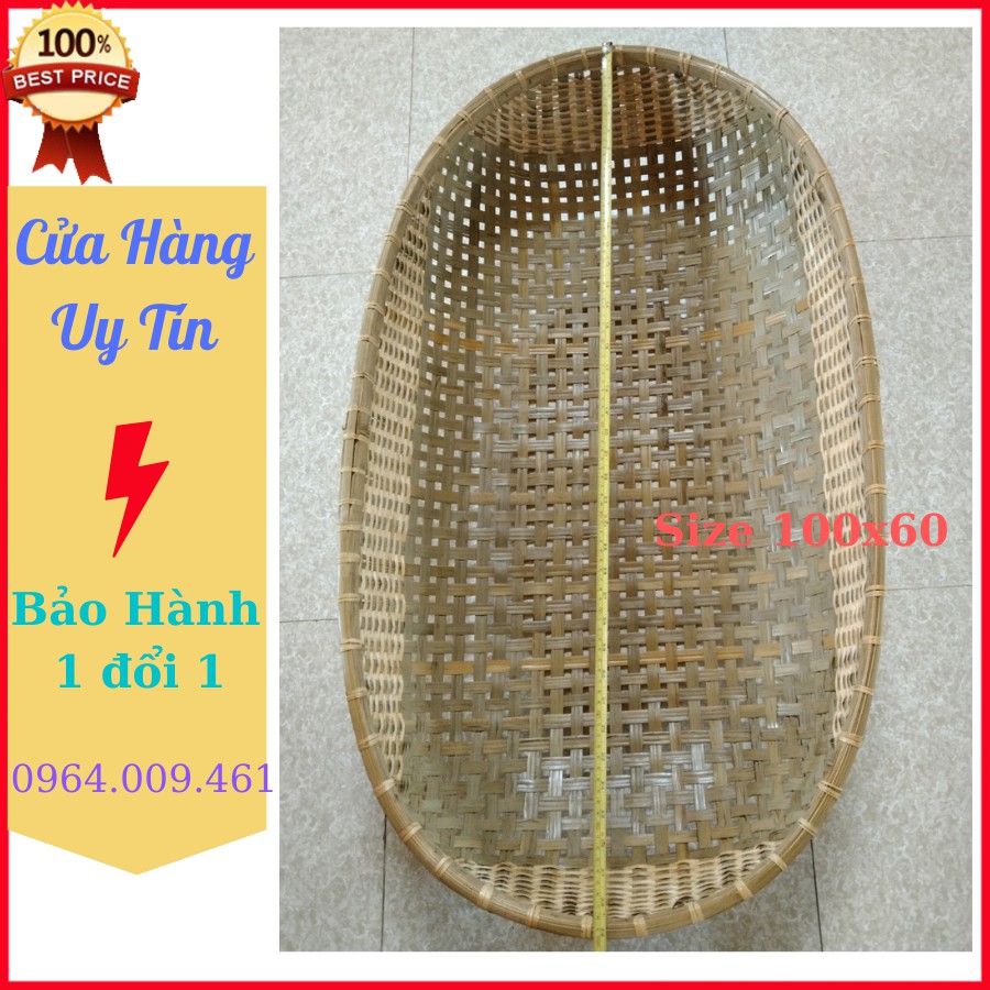 Nôi Tre Đặt Nằm Võng Cho Bé Size 100x65