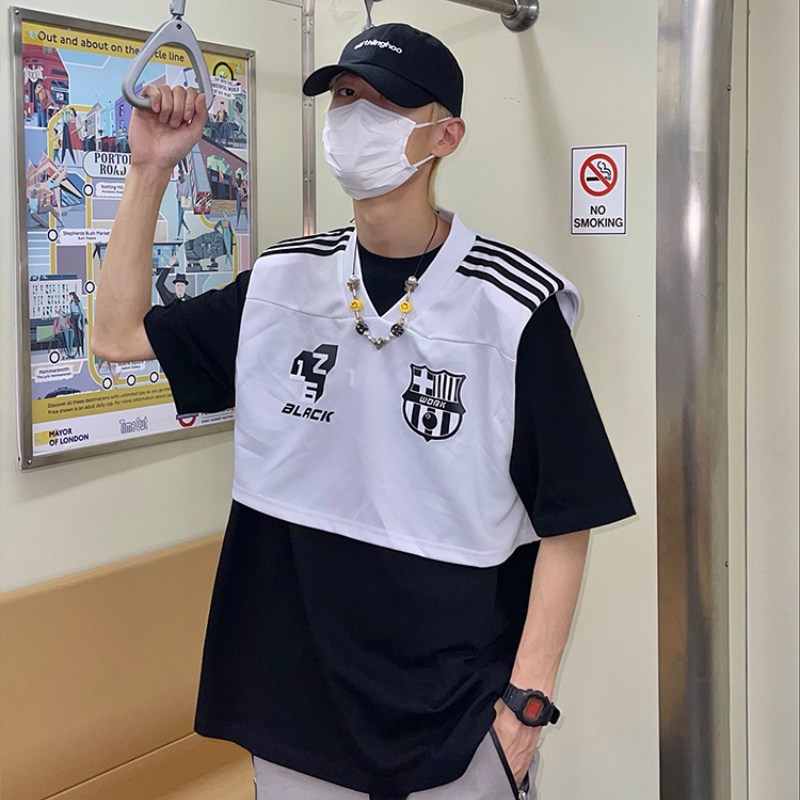 Áo Thể Thao Sát Nách Đệm Vai Phong Cách Hip Hop Hàn Quốc Thời Trang Cho Nam Size M-2Xl