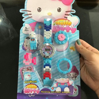 Đồng Hồ Trẻ Em Lego Lắp Ráp Cho Bé