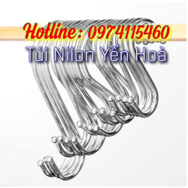 Móc Treo Đồ - Treo Hàng Hóa Chữ S - Inox Loại 1 (Chọn Size)