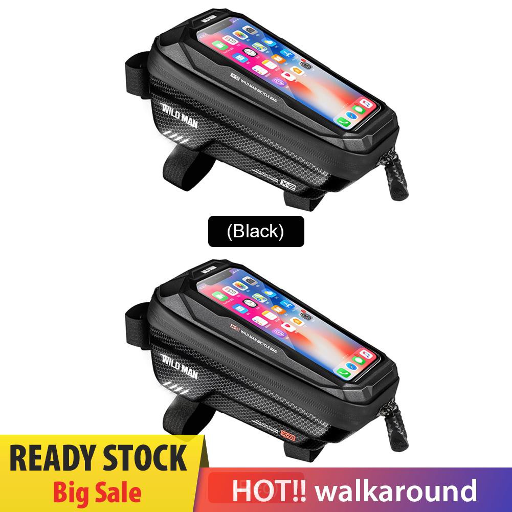 Túi Đựng Đồ Vỏ Cứng Chống Thấm Nước Gắn Khung Xe Đạp Leo Núi Ốp