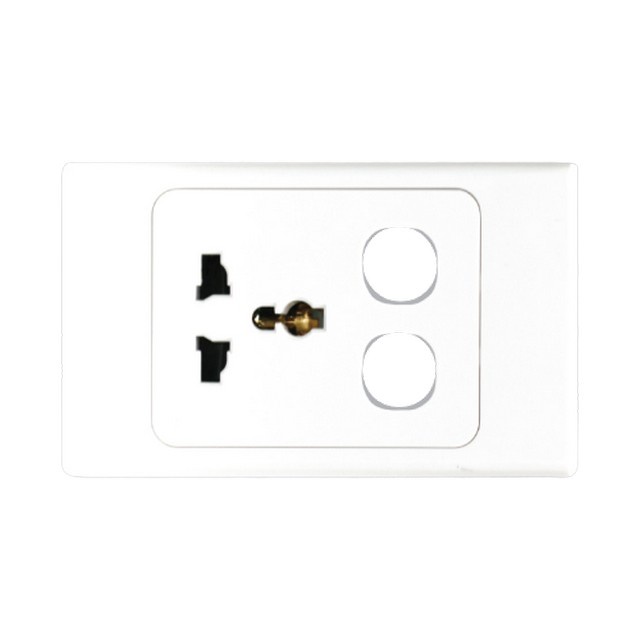 Ổ CẮM ĐƠN ĐA NĂNG 16A KẾT HỢP 2 LỖ A20 PLUS MPE (A20USMXXN)