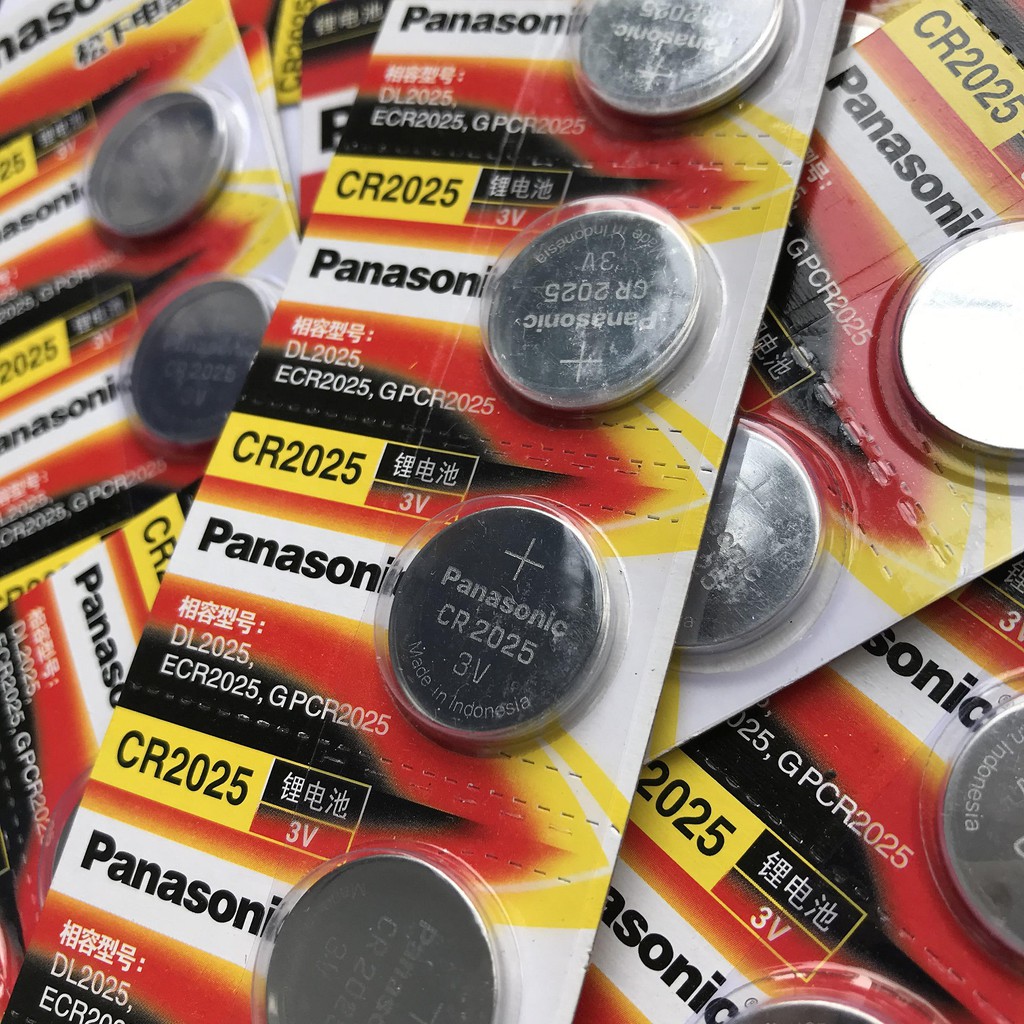 Pin PANASONIC CR2016 / CR2025 / CR2032 Tự Thay Cho Chìa Khóa Xe Hơi, Xe Máy, Cửa Cuốn, Đồng Hồ