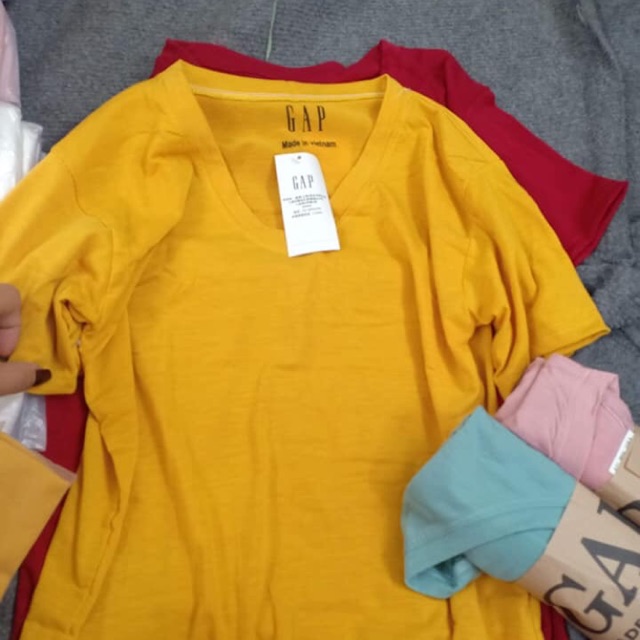 Combo 3 áo phông Gap cotton 2c