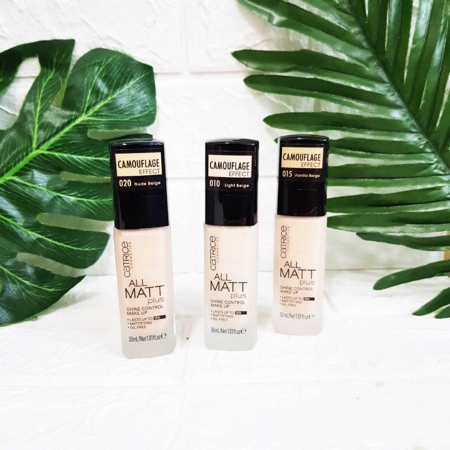 Kem Nền Kiềm Dầu Catrice All Matt Plus 18h 30ml