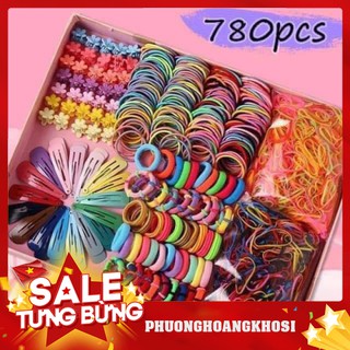 Set 780 chi tiết cột kẹp tóc cho bé