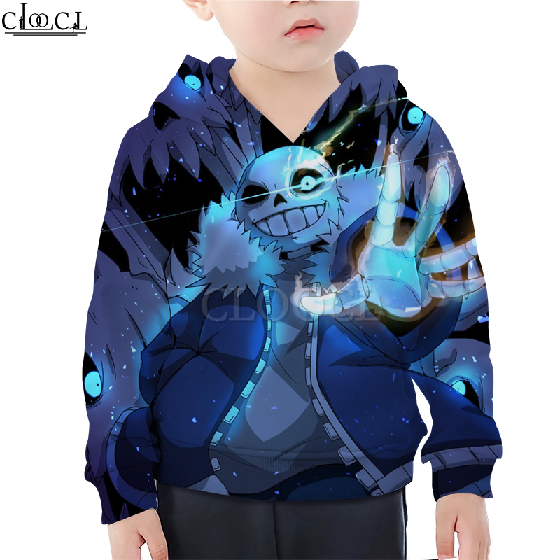 Cloocl Áo Hoodie In Hình game undertale sans Dễ Thương Thời Trang Cho Bé Trai Và Gái