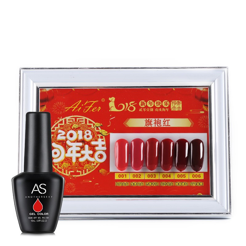Sơn gel AS - màu đỏ mã BH