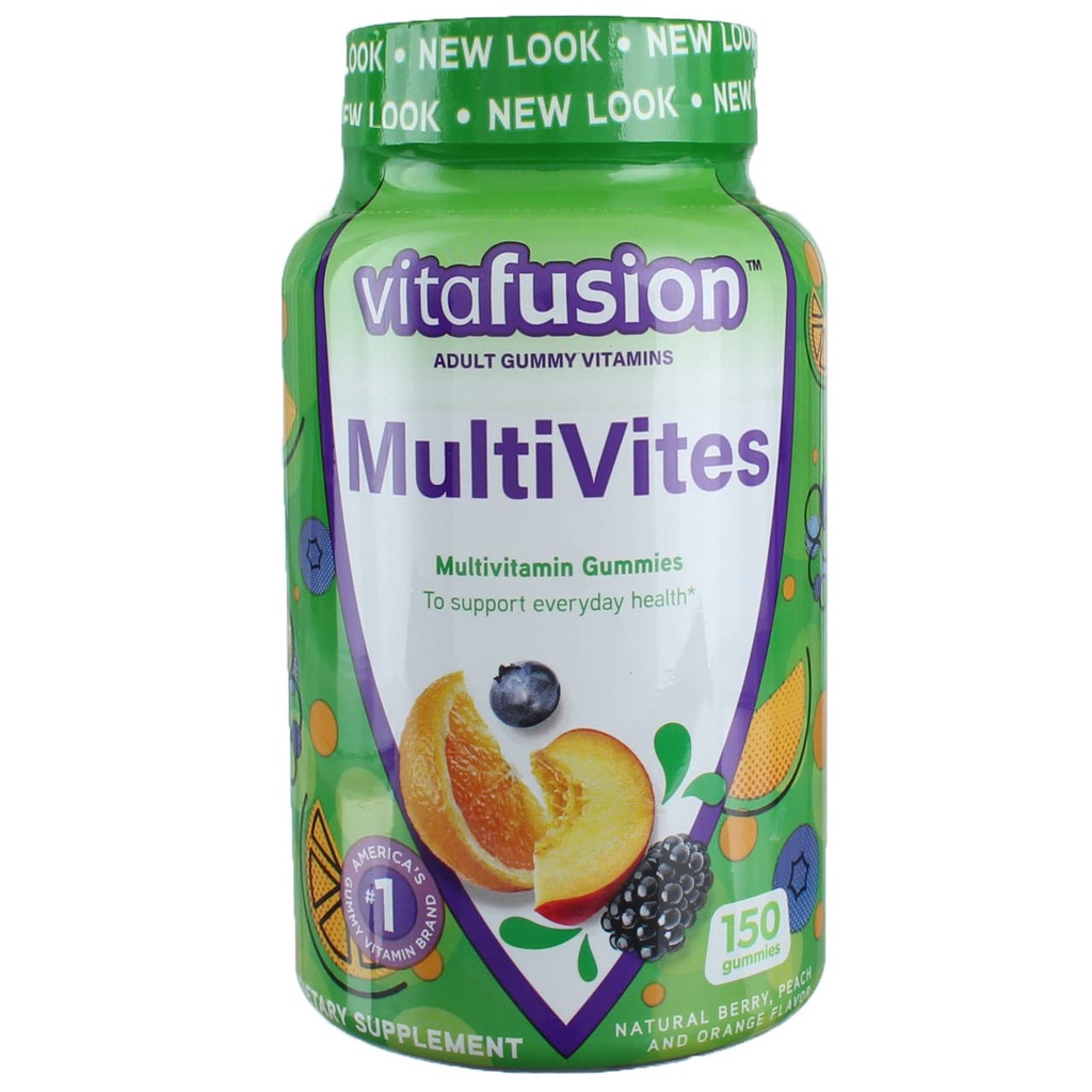 [DATE 06/2022] VITAFUSION MULTIVITES ADULT GUMMIES VITAMIN 150 GUMMIES (150 VIÊN)
