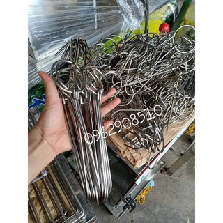 Combo 10 móc treo gà vịt quay inox