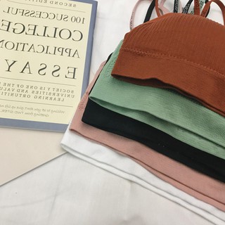 Áo bra 2 dây cotton siêu mát