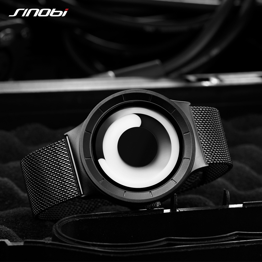 Đồng Hồ Nam SINOBI Thiết Kế Xoáy Độc Đáo Bằng Inox Chất Lượng Cao Phong Cách Hiện Đại | BigBuy360 - bigbuy360.vn