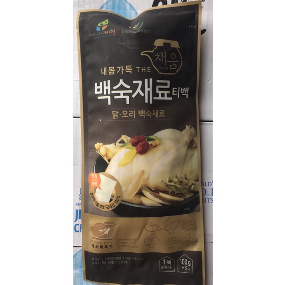 Gia Vị Nấu Gà Hầm Sâm Hàn Quốc 100G