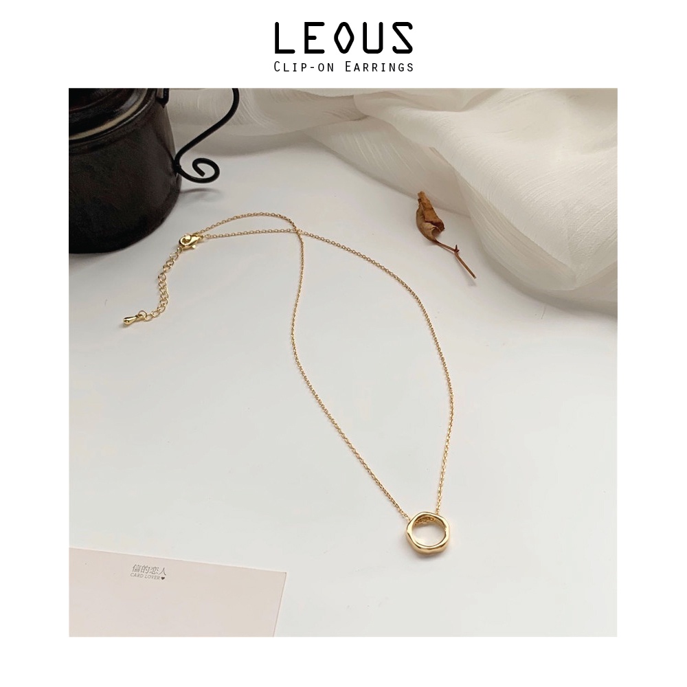 Vòng cổ choker dây xích mặt lục giác VC015 Leous Accessories