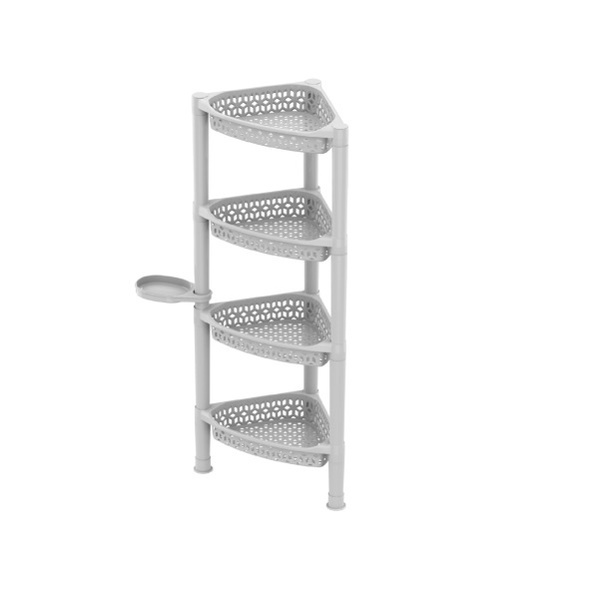 Kệ góc nhỏ 4 tầng tiện dụng Nhựa Duy Tân - Kích thước 33,5 x 23 x 81 cm