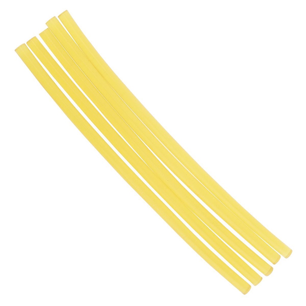 Bộ 10 Cây Keo Nến Màu Vàng Trong Suốt 7x200mm